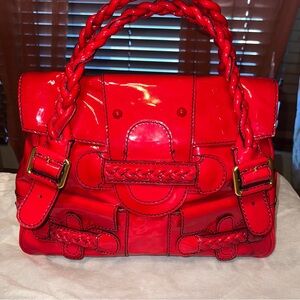 Valentino Red Patent Leather Women's Bag